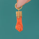 Victorian 18ct Gold Coral Figa Charm Pendant