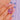 Angled Amethyst heart (A0544)
