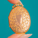 9ct Gold Flat Large Oval Engraved Locket