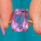 9ct Gold Amethyst Cocktail Ring, 17.60ct