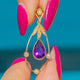 Edwardian 15ct Gold Amethyst Pearl Pendant