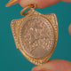 9ct Gold Shield Family Locket for 6 Pictures
