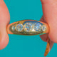Chunky 14ct Gold 1.25ct Flush-Set Antique Diamond Ring