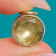 Antique Silver Foiled Green Quartz Charm, 2.70ct