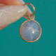 Antique 7.50ct Natural No Heat Round Star Sapphire Charm- Set in 9ct Gold