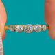Art Deco 18ct Gold Transitional-Cut Diamond Five-Stone Ring, 0.70ct