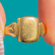 Chunky 18ct Gold Signet Ring c.1926
