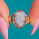 Early 20th Century 9ct Gold Sardonyx Agate Cameo Ring