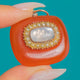 Georgian 9ct Gold Carnelian Moonstone Pearl Locket-Back Pendant