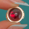 Georgian 15ct Gold Garnet Cabochon Clasp