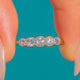Art Deco 18ct Gold 0.50ct Diamond Five Stone Ring