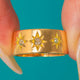 Antique 18ct Gold Diamond Three Stone Gypsy Ring c.1869