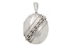 Antique Sterling Silver 'Chain' Motif Locket